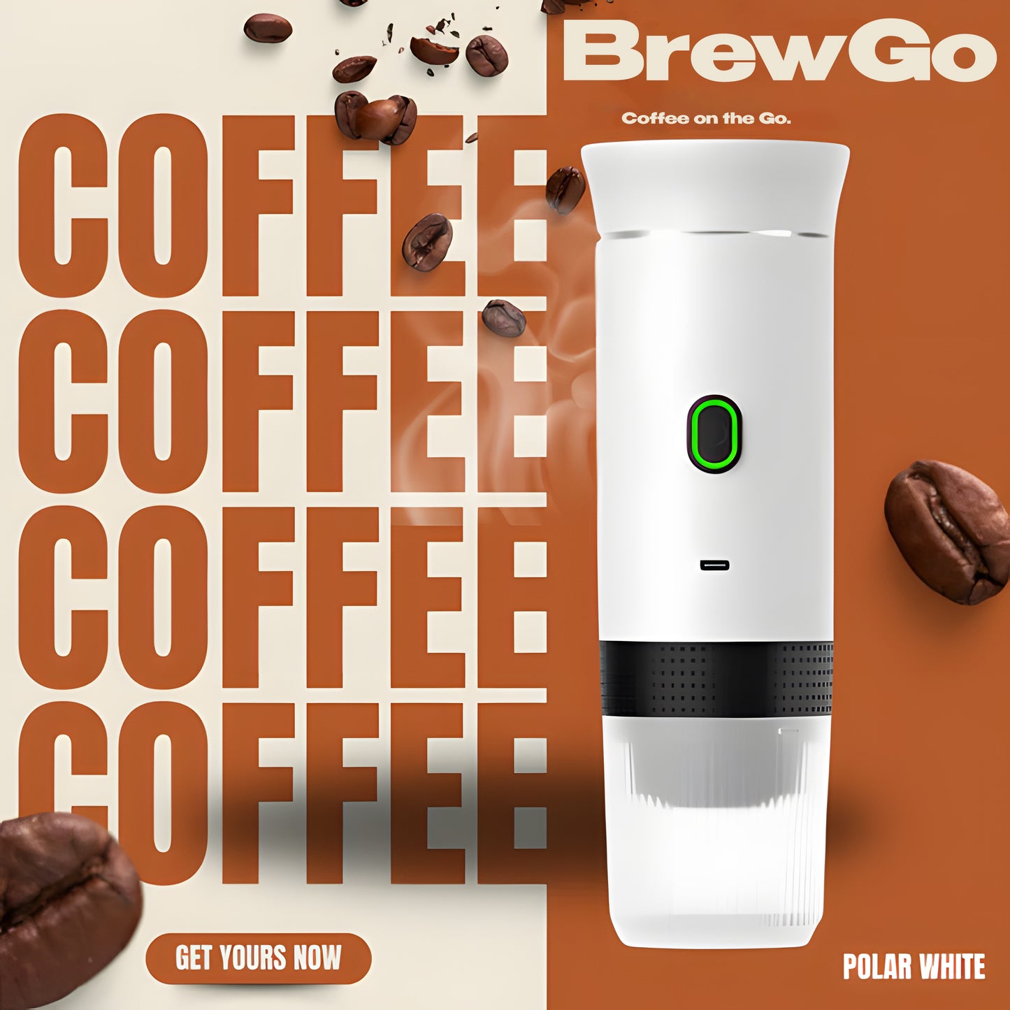 BrewGo Portable Coffee Maker